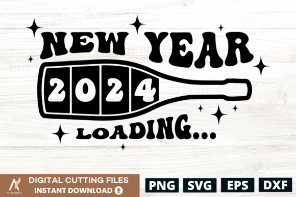 New Year 2024 Loading Wavy SVG Review