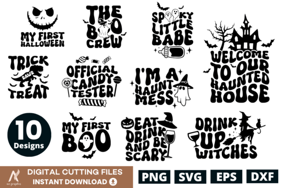 Retro Groovy Halloween SVG Bundle Review